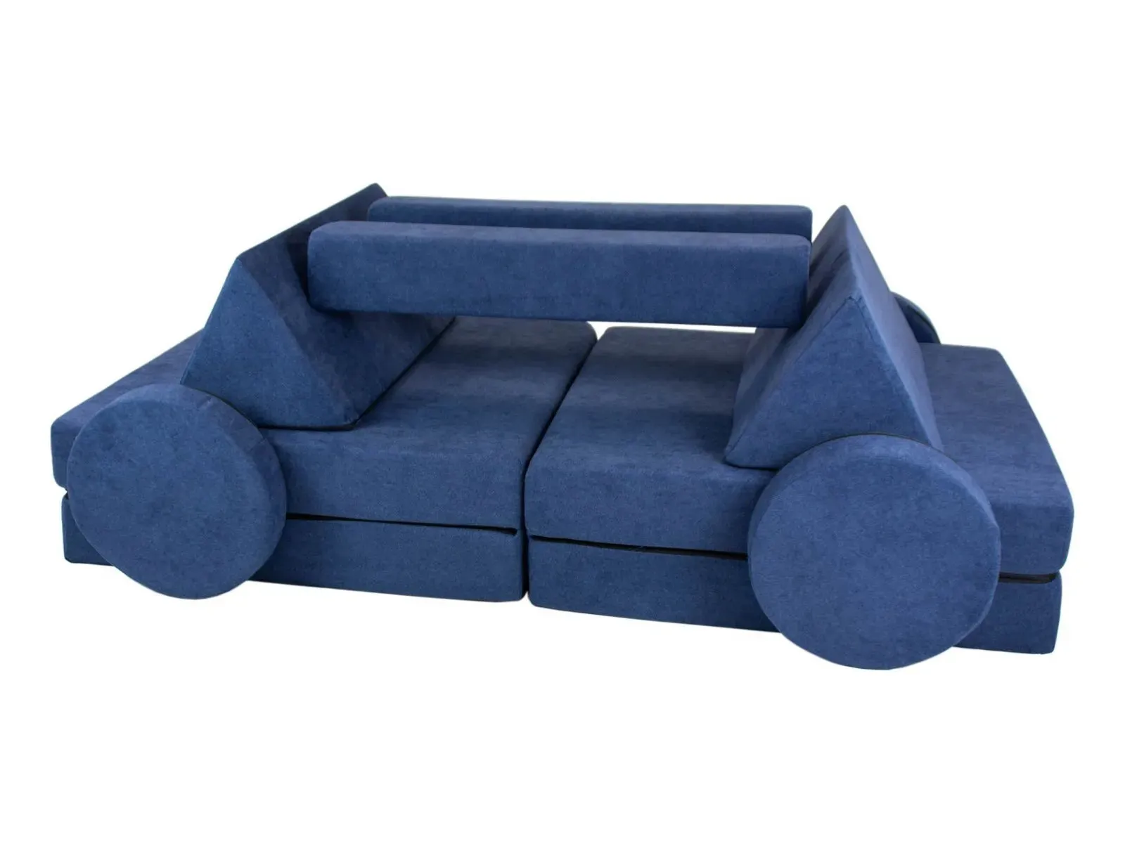 10 Piece Montessori Modular Soft Play Set | Foam Building Blocks | Sofa Chair | 3 Colour Choices