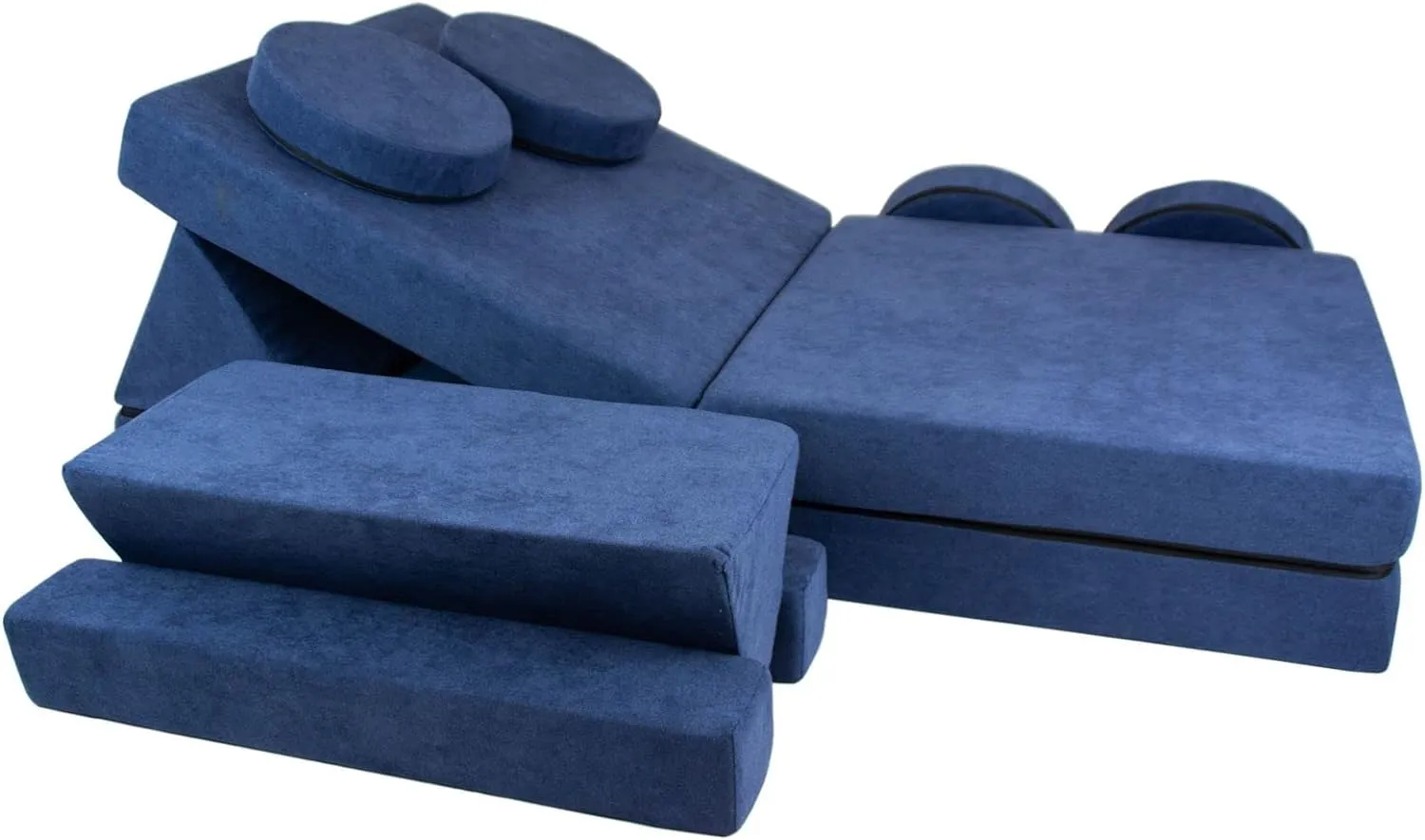 10 Piece Montessori Modular Soft Play Set | Foam Building Blocks | Sofa Chair | 3 Colour Choices