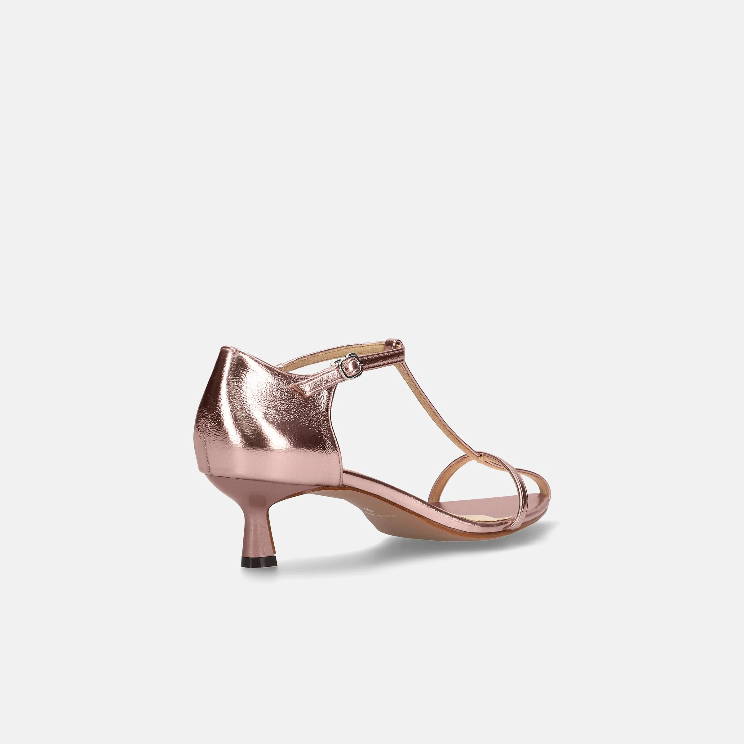 15% OFF: 2024SS: T-strap pointed sandals (m50011) pink gold