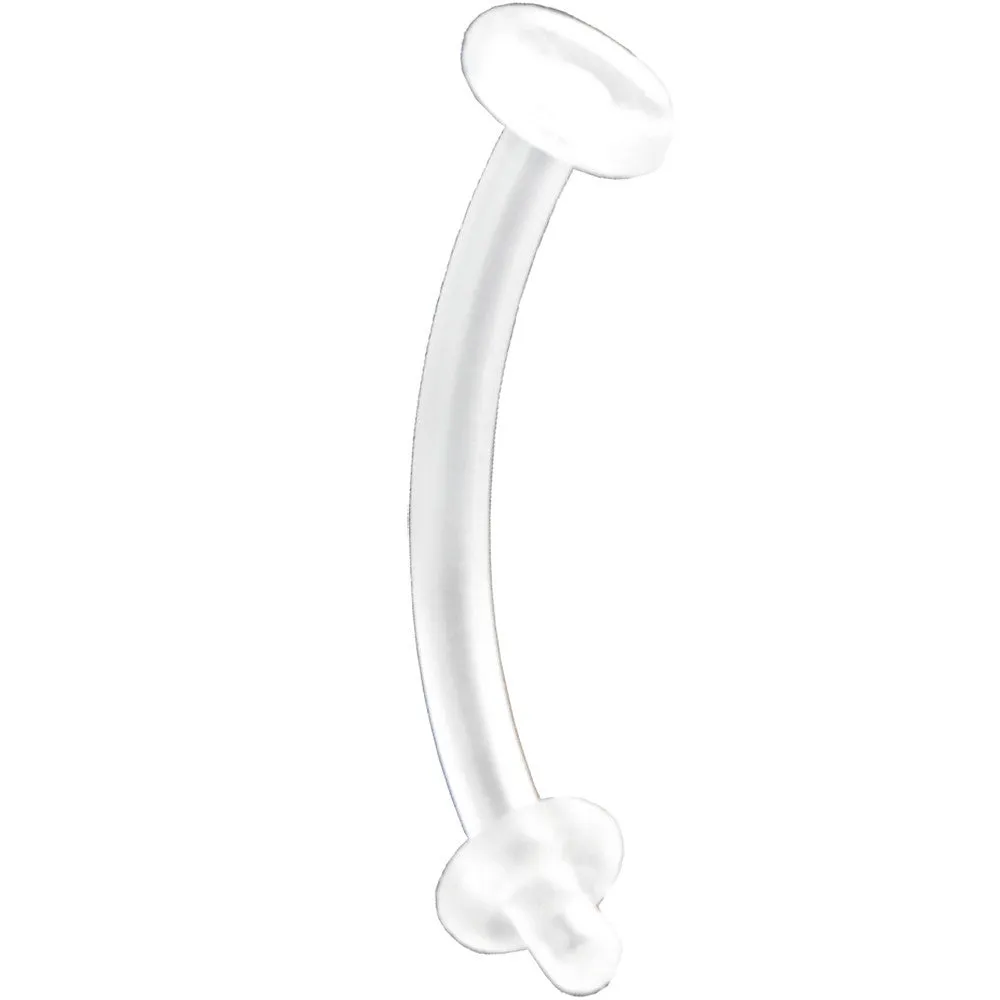 16 Gauge Bioplast Curved Belly Retainer 3/8