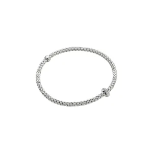 18K Fope Prima bracelet with diamonds on rondel