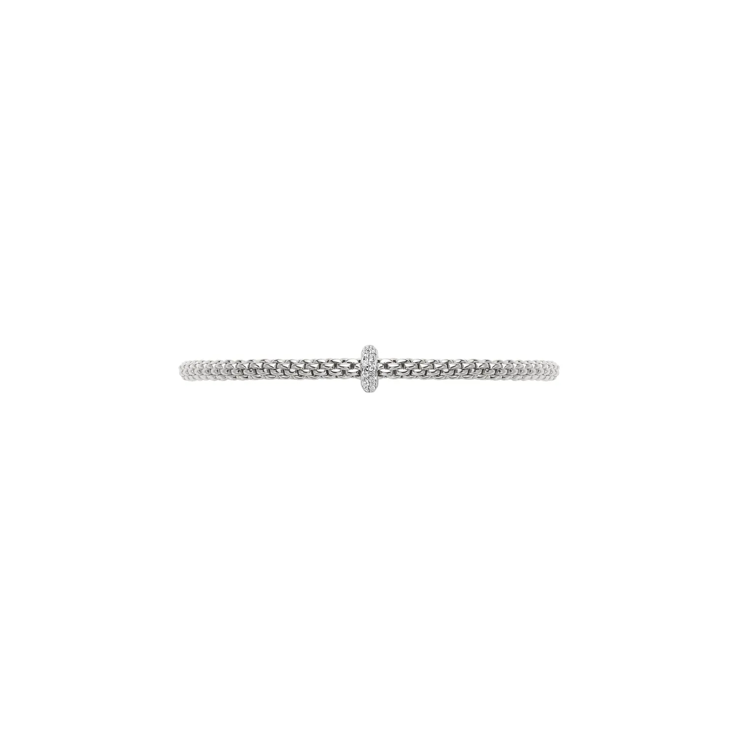 18K Fope Prima bracelet with diamonds on rondel
