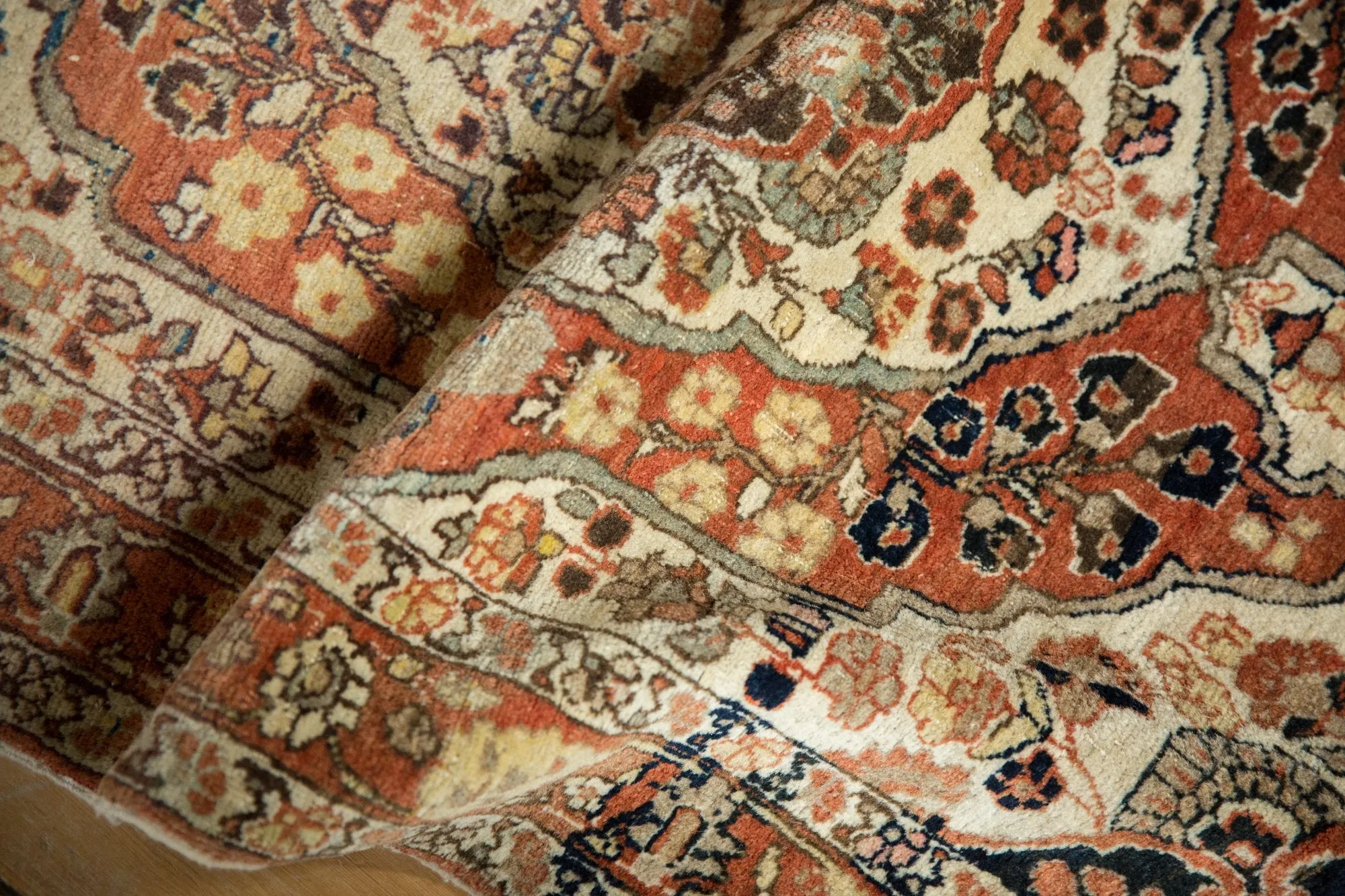 2.5x4 Antique Haji Jalili Tabriz Rug