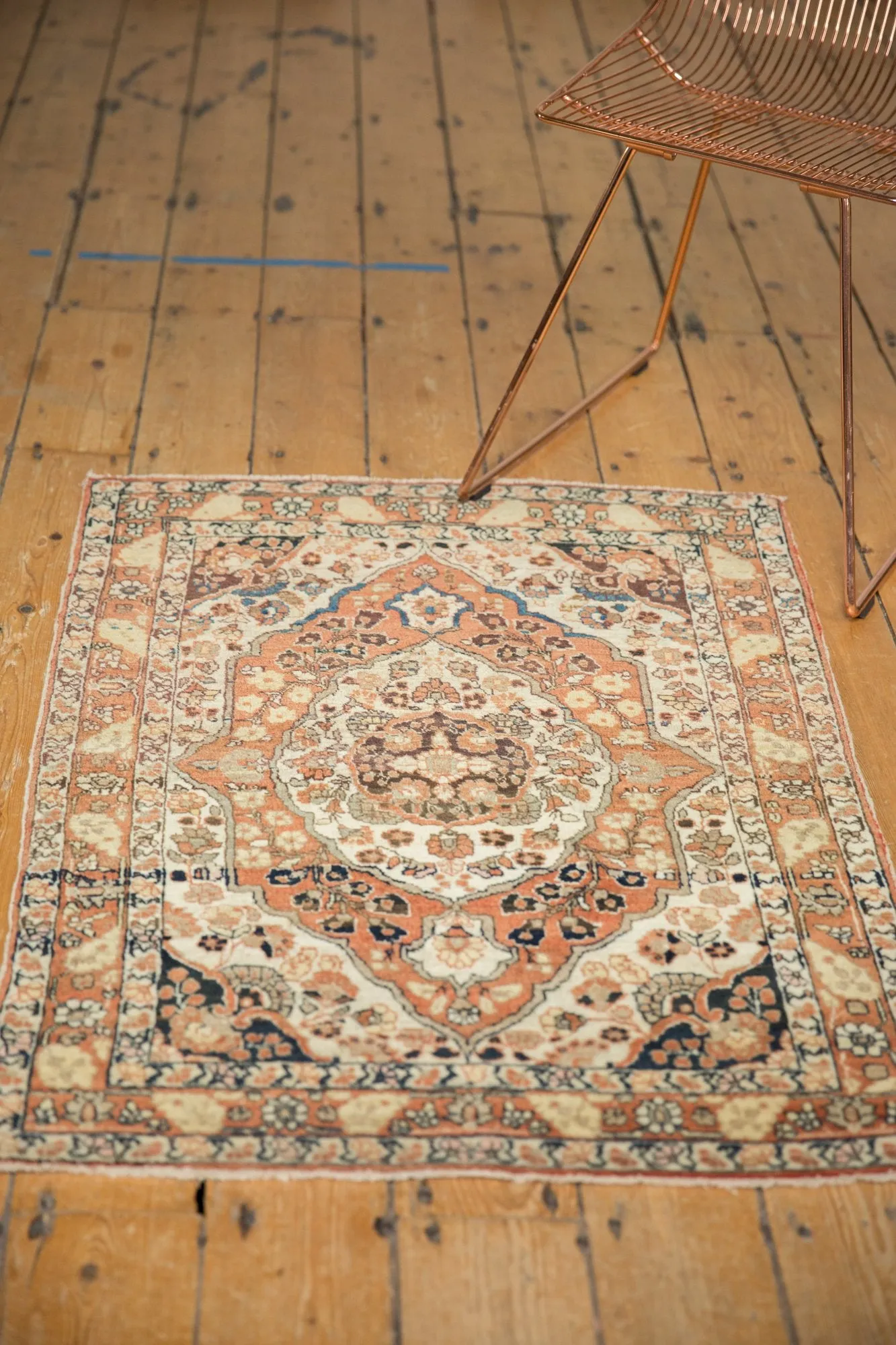 2.5x4 Antique Haji Jalili Tabriz Rug