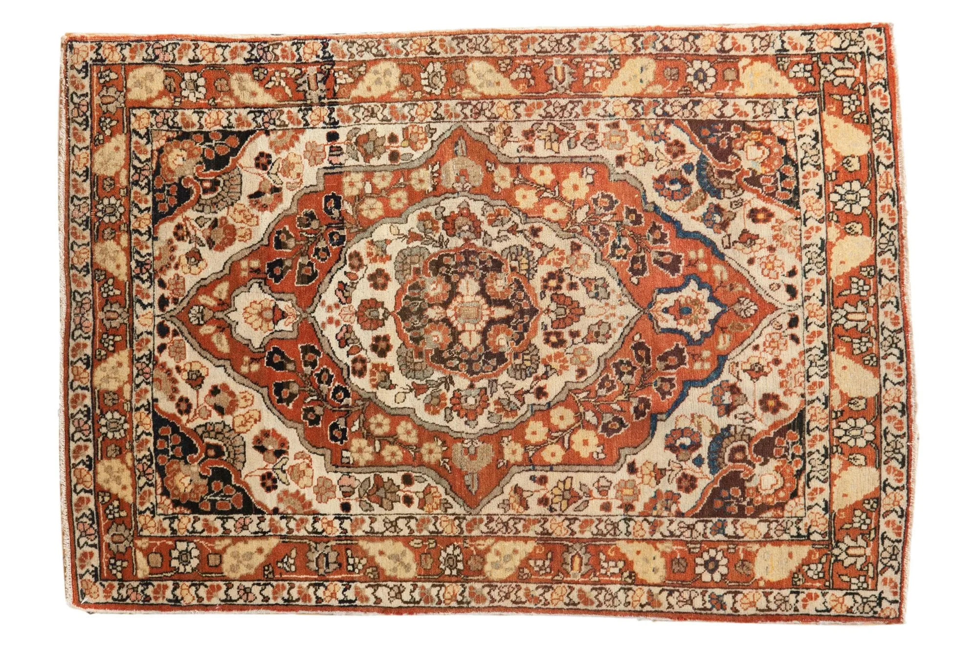 2.5x4 Antique Haji Jalili Tabriz Rug