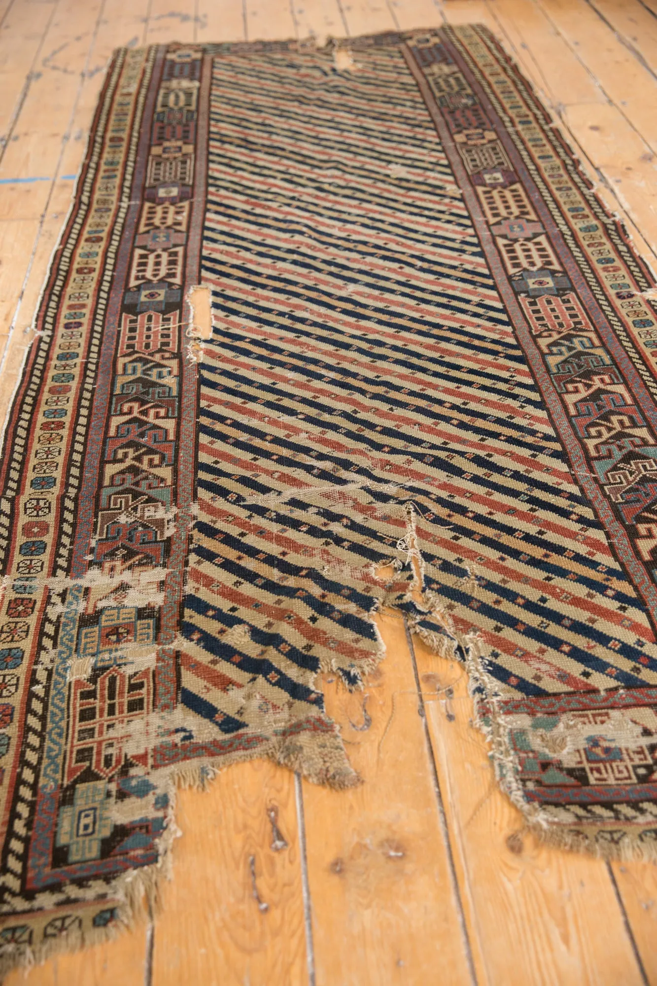 3.5x8 Antique Shirvan Rug Runner