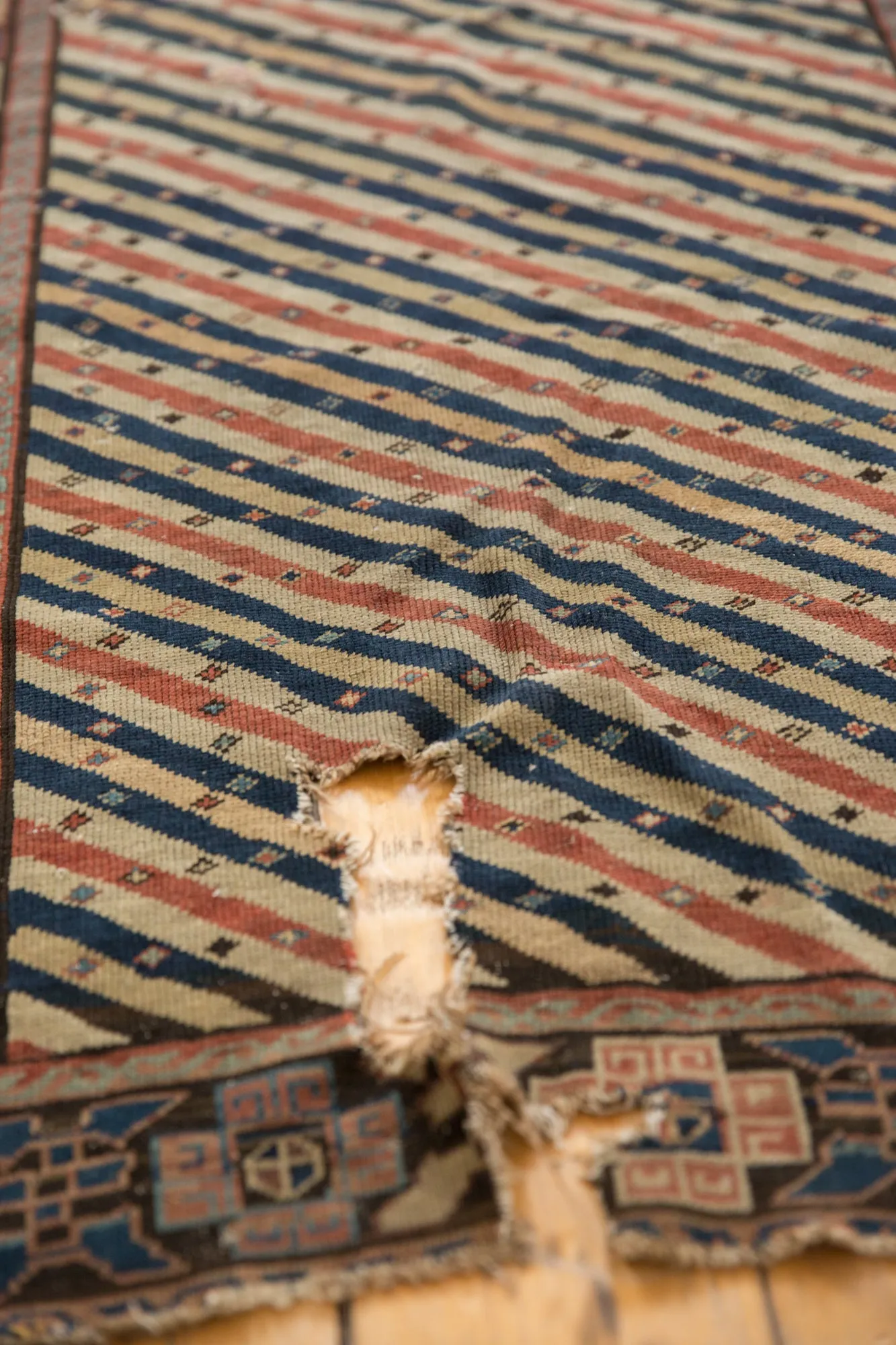 3.5x8 Antique Shirvan Rug Runner