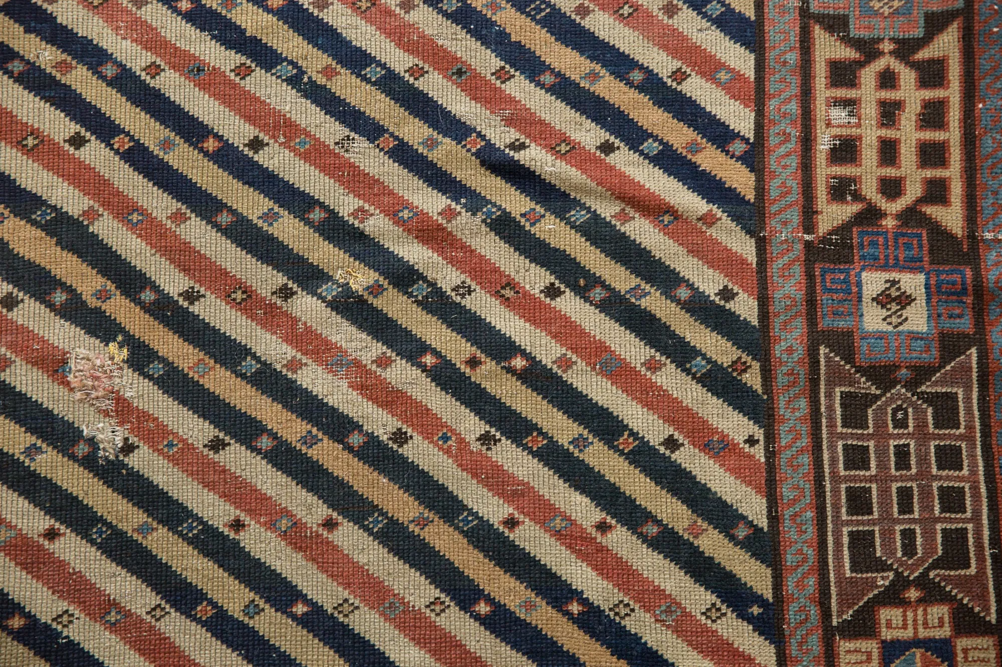 3.5x8 Antique Shirvan Rug Runner