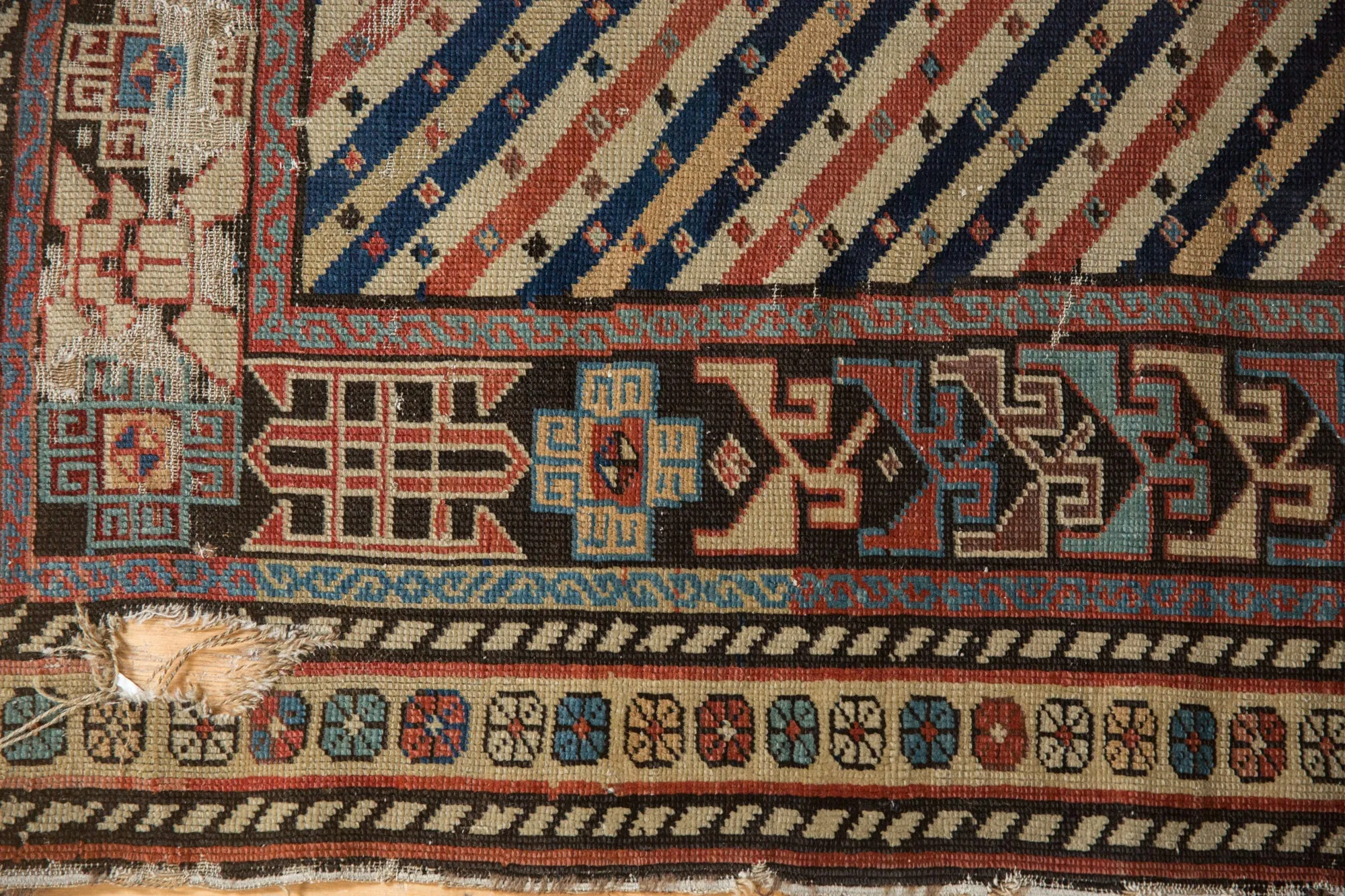 3.5x8 Antique Shirvan Rug Runner
