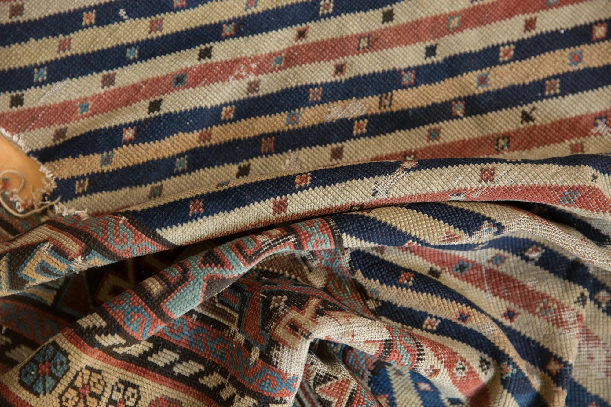 3.5x8 Antique Shirvan Rug Runner