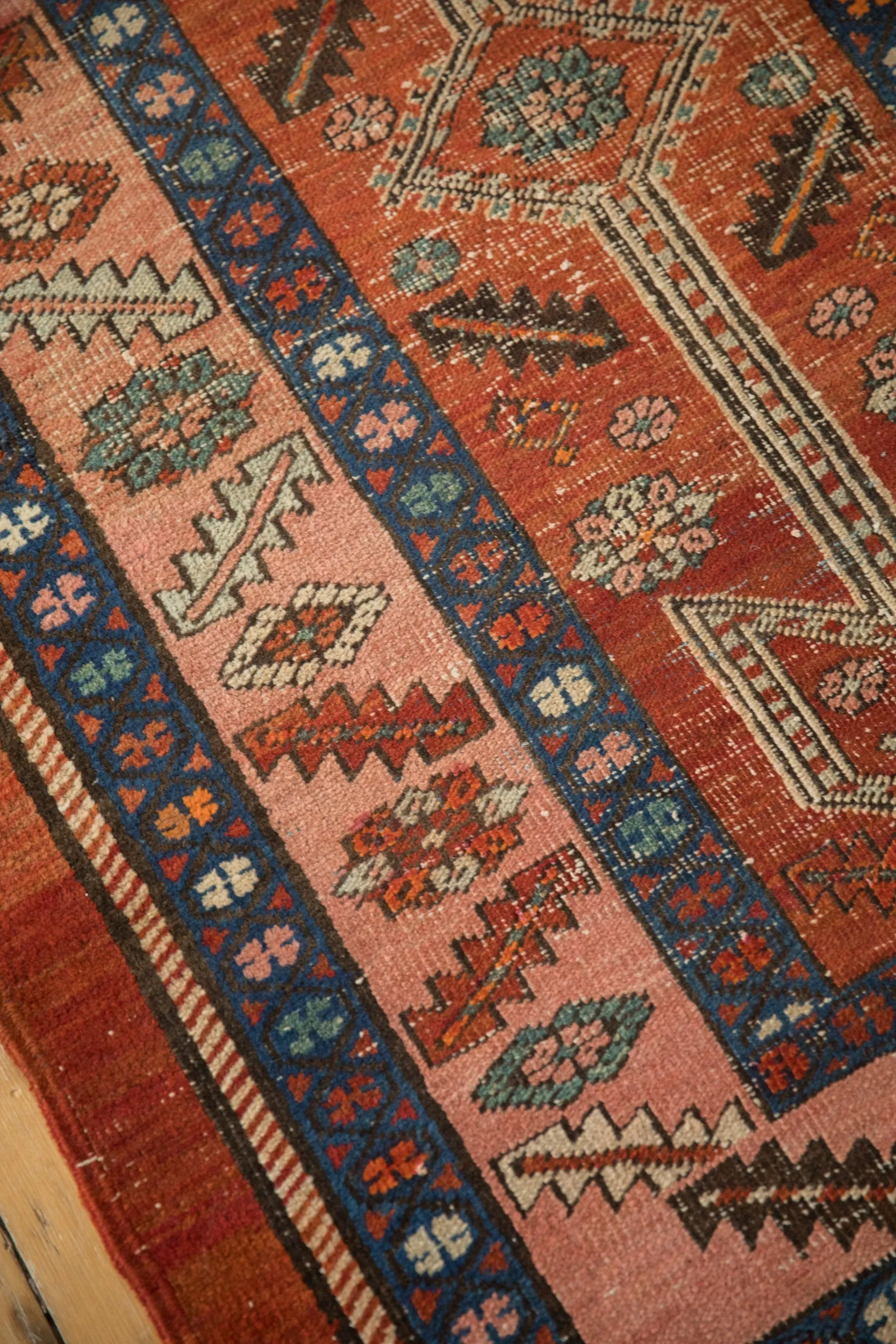 3x14.5 Antique Heriz Rug Runner