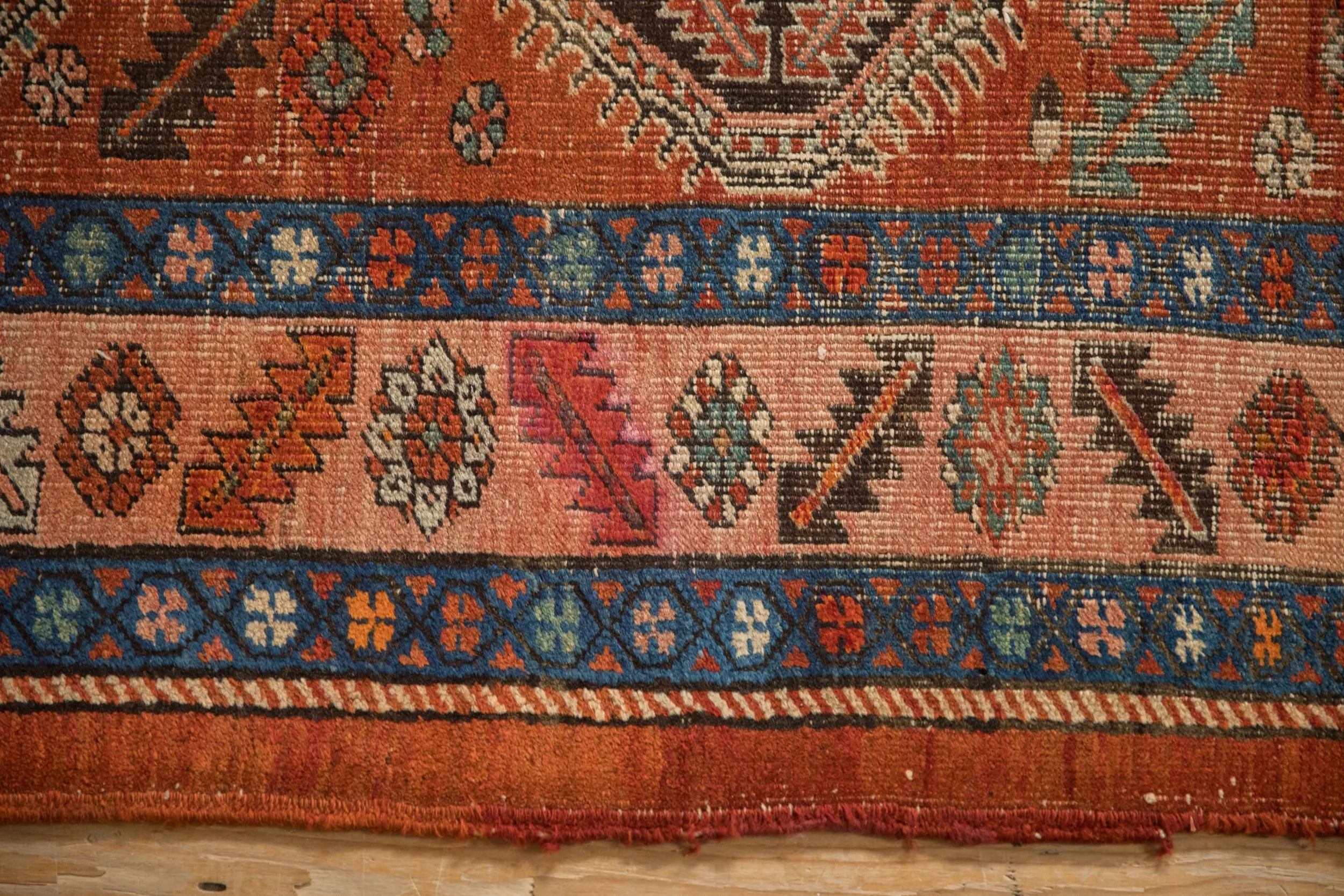 3x14.5 Antique Heriz Rug Runner