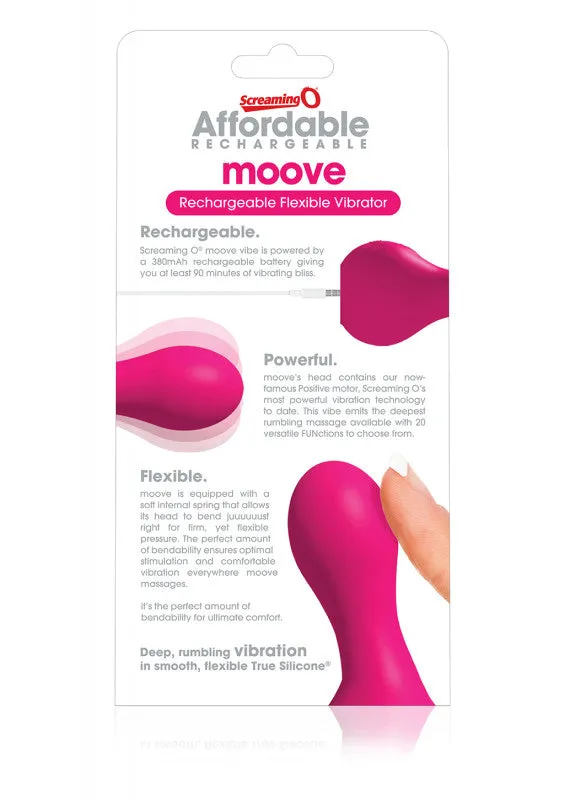 Affordable Rechargeable Moove Vibe - Pink
