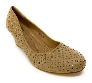 ANNA YIELD-7 Taupe Suede