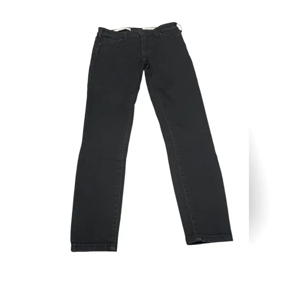 Anthropologie Pilcro Letterpress Serif Skinny Jean Denim Pant Black Size 25P