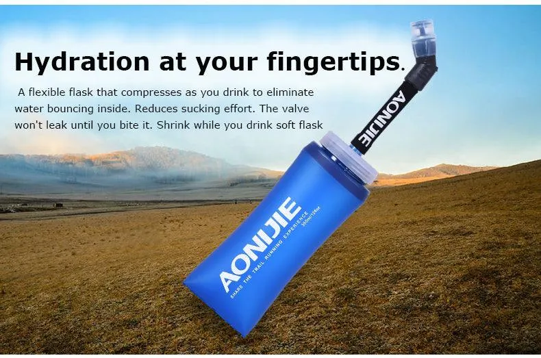 AONIJIE SD13 600ml Hydration Soft Flask with Straw
