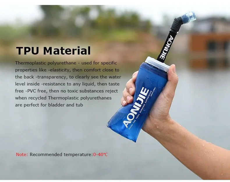 AONIJIE SD13 600ml Hydration Soft Flask with Straw