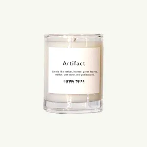 Artifact Votive Candle: Vetiver, Melon   Warm Woods