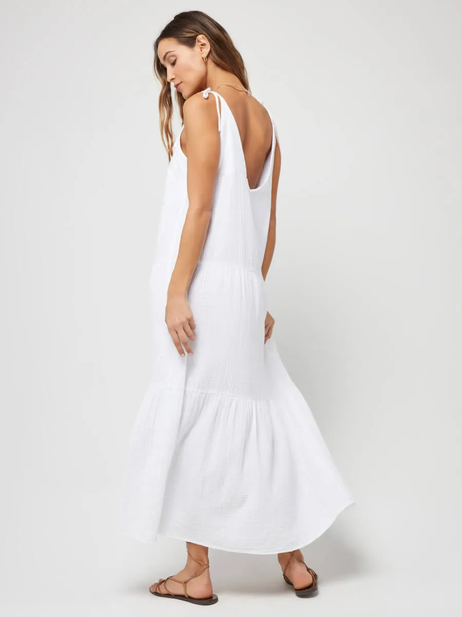 Ava Dress In White