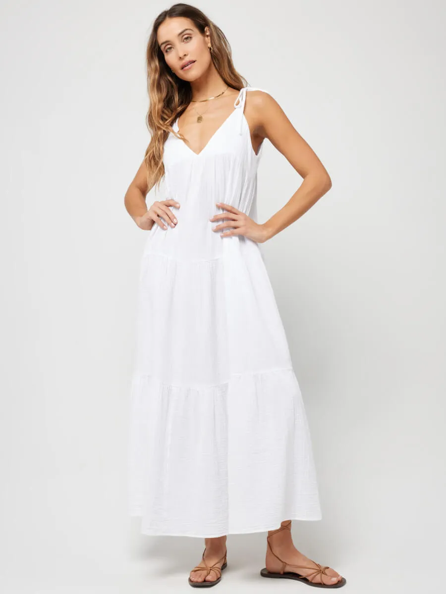 Ava Dress In White