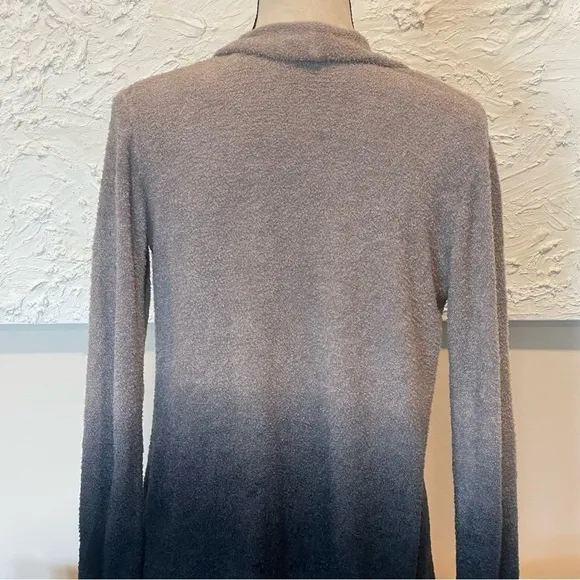 BAREFOOT DREAMS Chic Lite Gray Bamboo Ombre Cardigan S/M