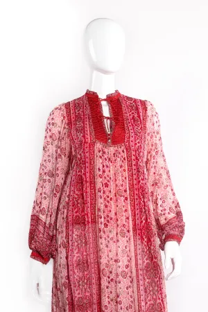 Batik Cotton Gauze Shift Dress