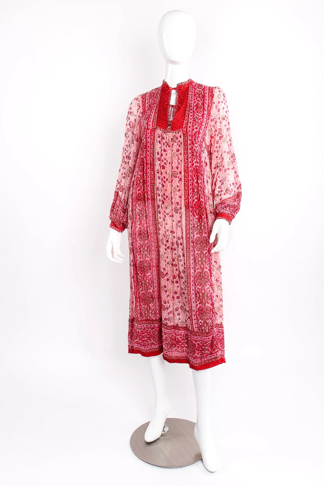 Batik Cotton Gauze Shift Dress