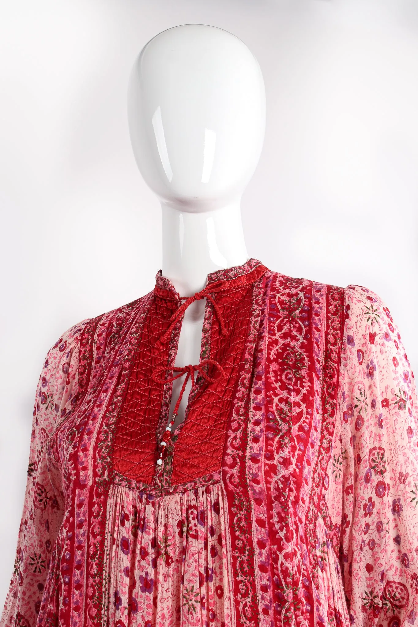 Batik Cotton Gauze Shift Dress