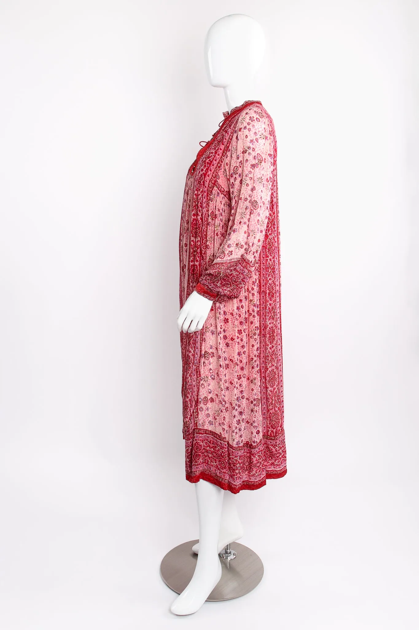 Batik Cotton Gauze Shift Dress
