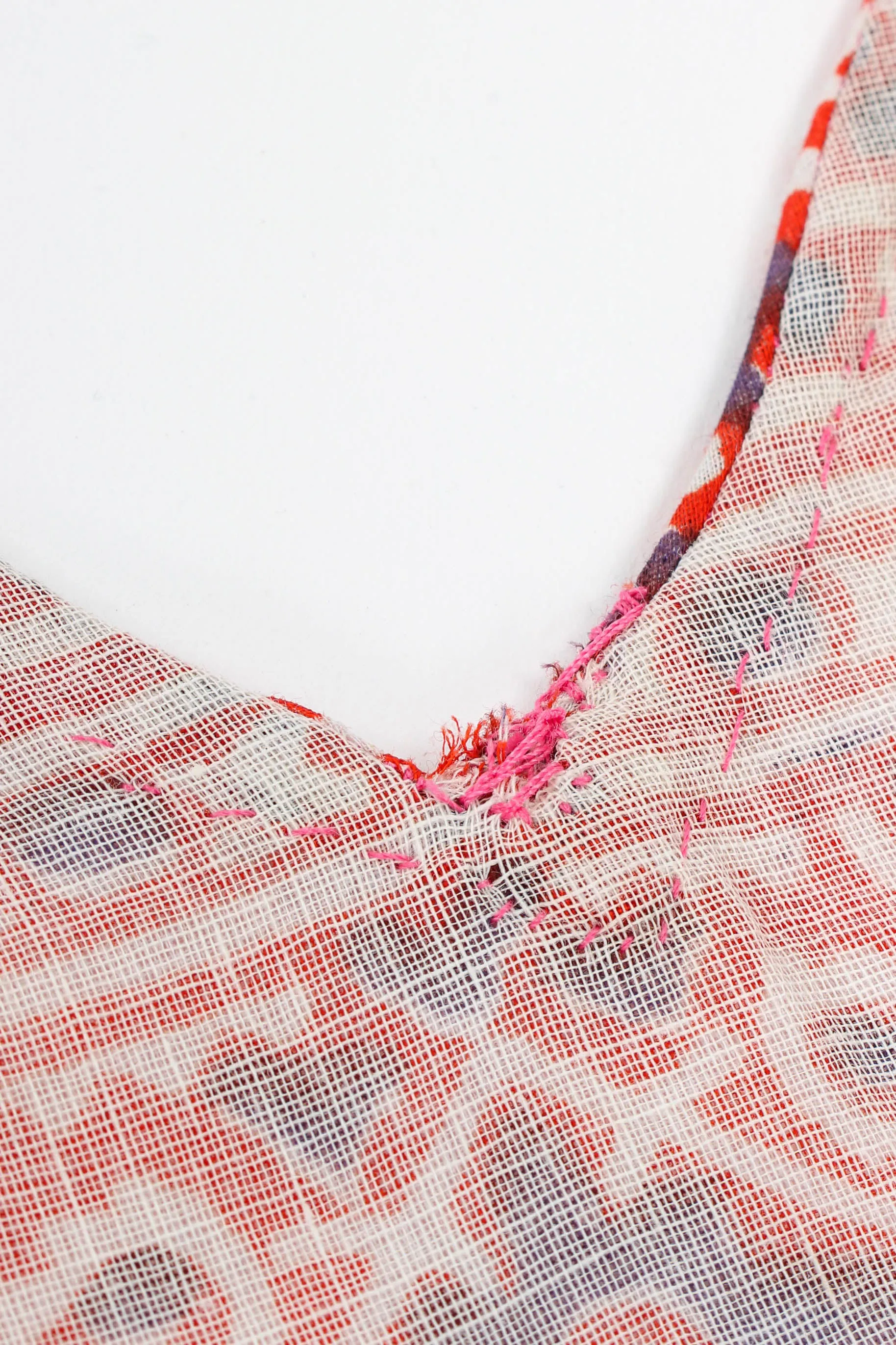 Batik Gauze Peasant Dress