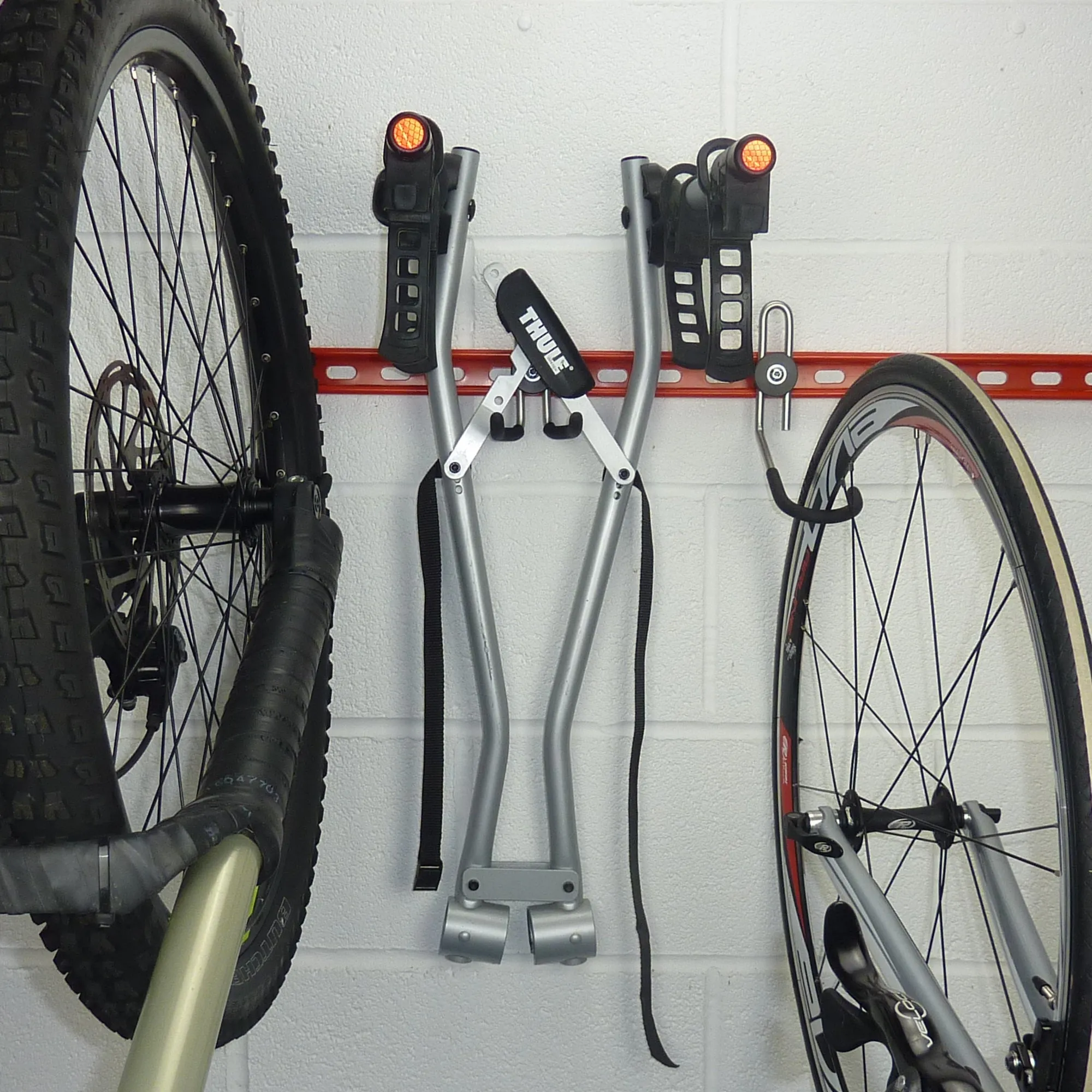 Bike Wall Hooks - extra GearHooks® for bikes, backpacks, helmets, tools and spare parts.