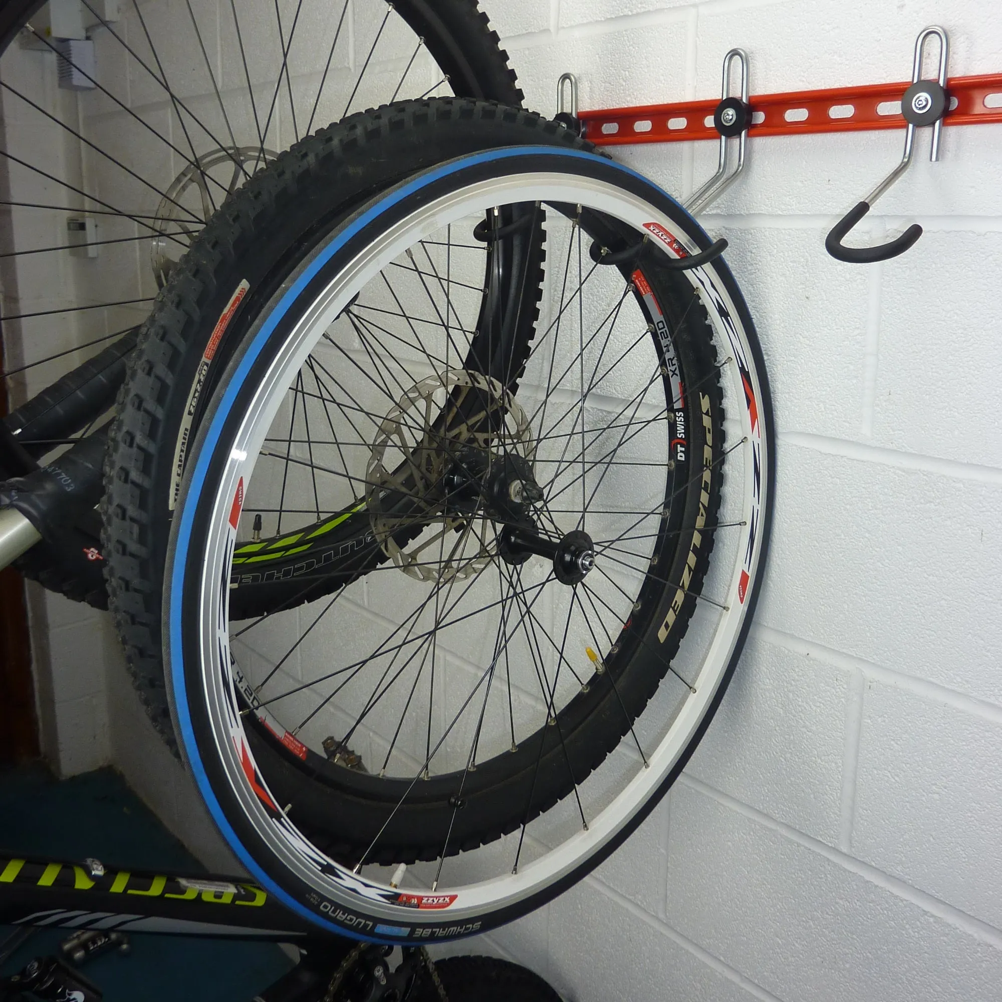 Bike Wall Hooks - extra GearHooks® for bikes, backpacks, helmets, tools and spare parts.
