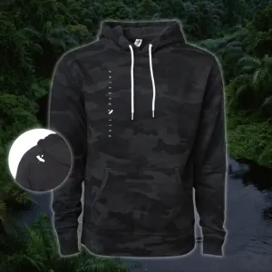 Black Camo Pullover Hoodie Sweatshirt