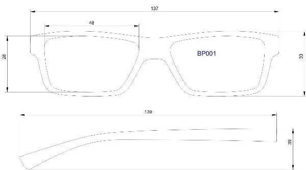 Black Rectangle Bendz Readers