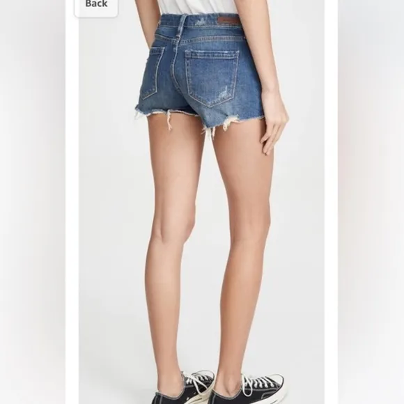 Blank nyc the Astor cut off shorts distressed NWT blue
