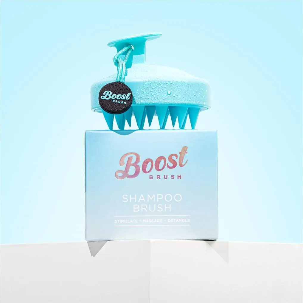 Boost Brush - A soothing scalp massager & easy breezy detangling