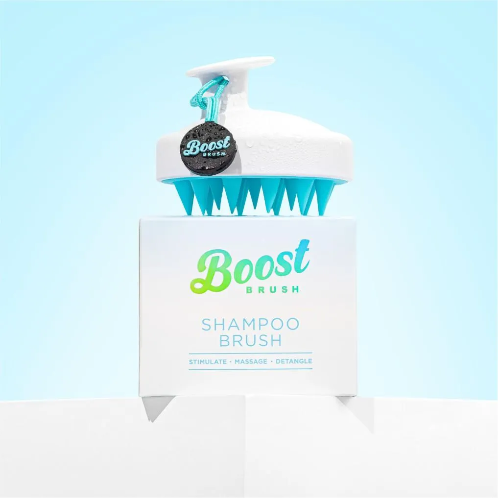 Boost Brush - A soothing scalp massager & easy breezy detangling