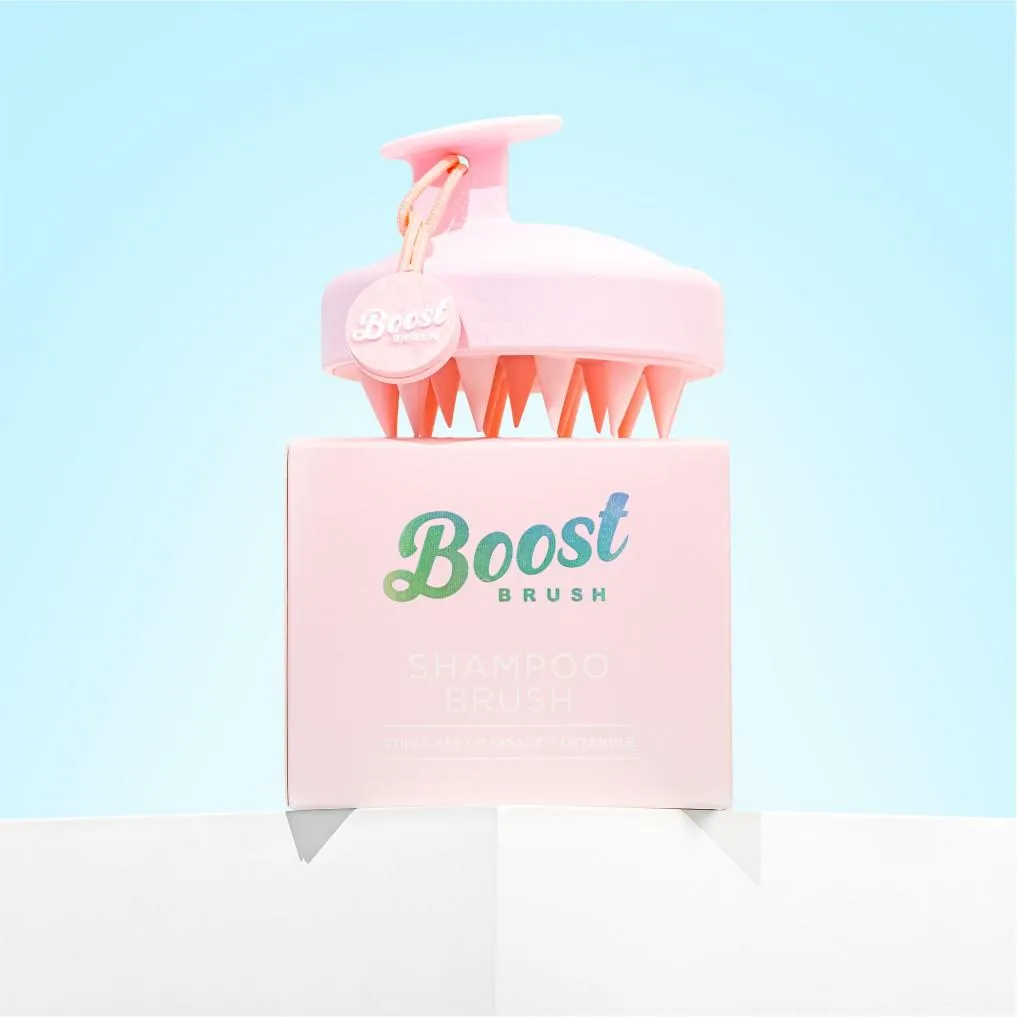 Boost Brush - A soothing scalp massager & easy breezy detangling