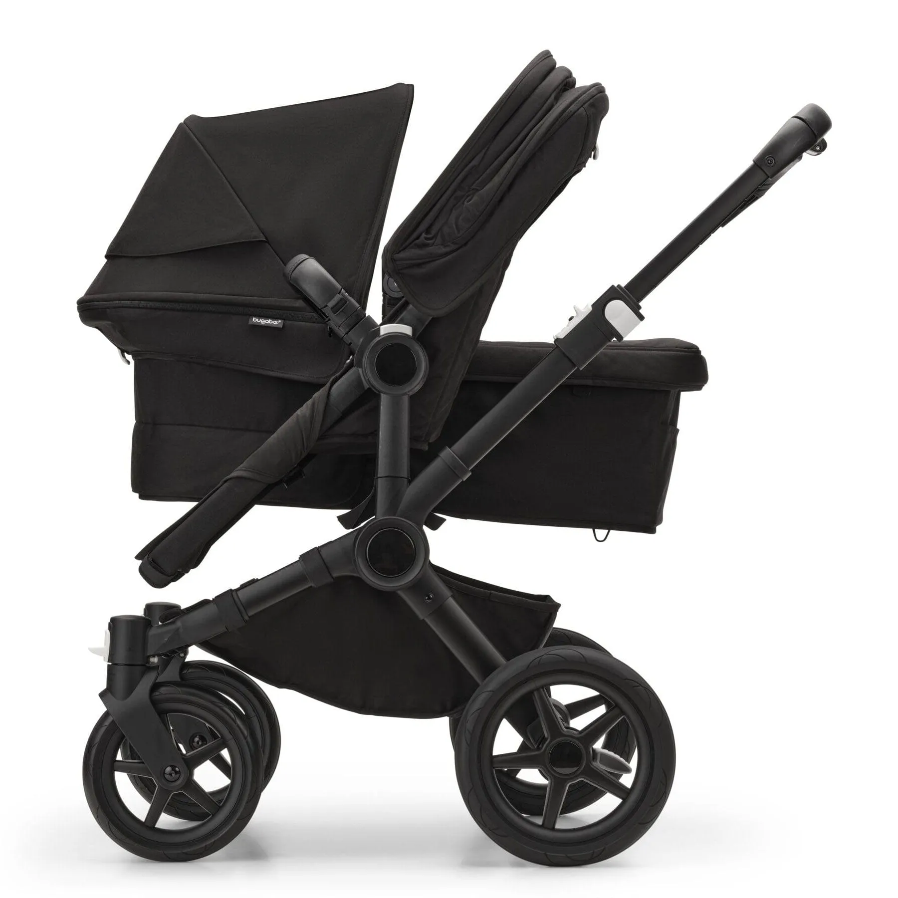 Bugaboo Donkey 5 Duo Complete Pushchair in Black/Midnight Black