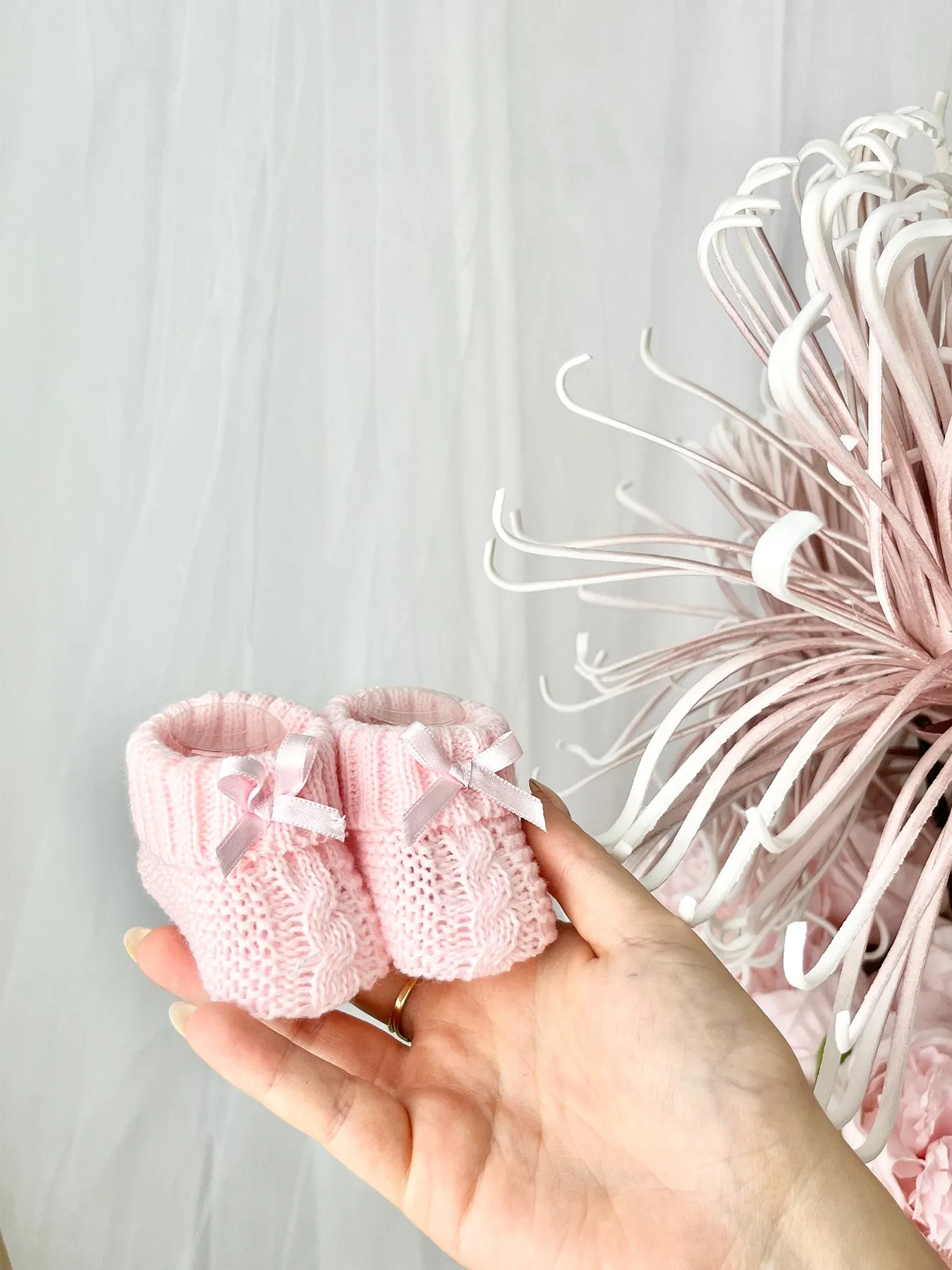 Cable Knit Baby Botties - 4 Colours