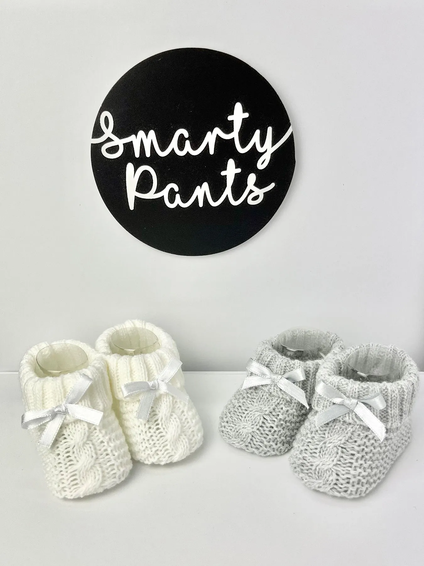 Cable Knit Baby Botties - 4 Colours
