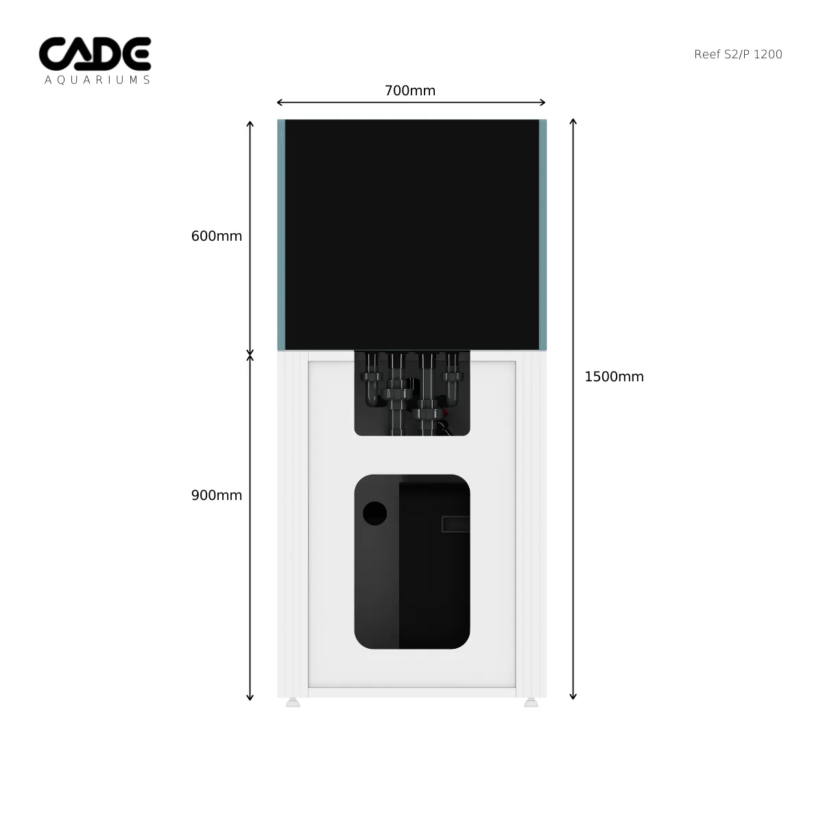 CADE Reef Peninsula S2 1200 (P1200) - White