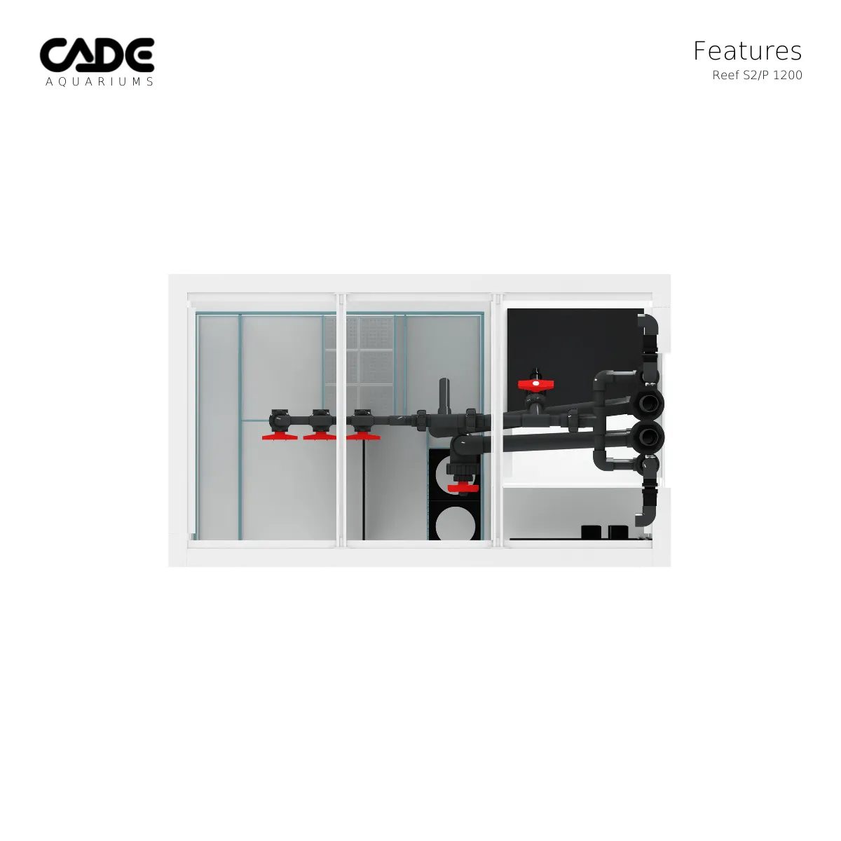CADE Reef Peninsula S2 1200 (P1200) - White