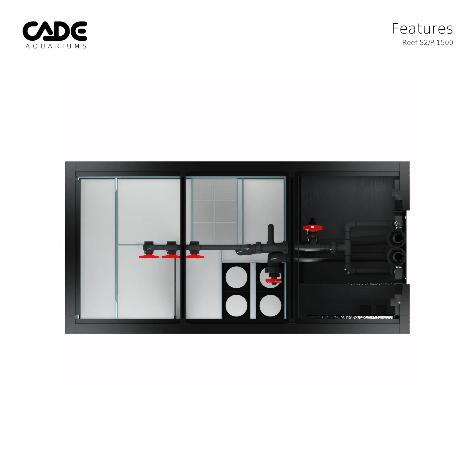 CADE Reef Peninsula S2 1500 (P1500) - Black