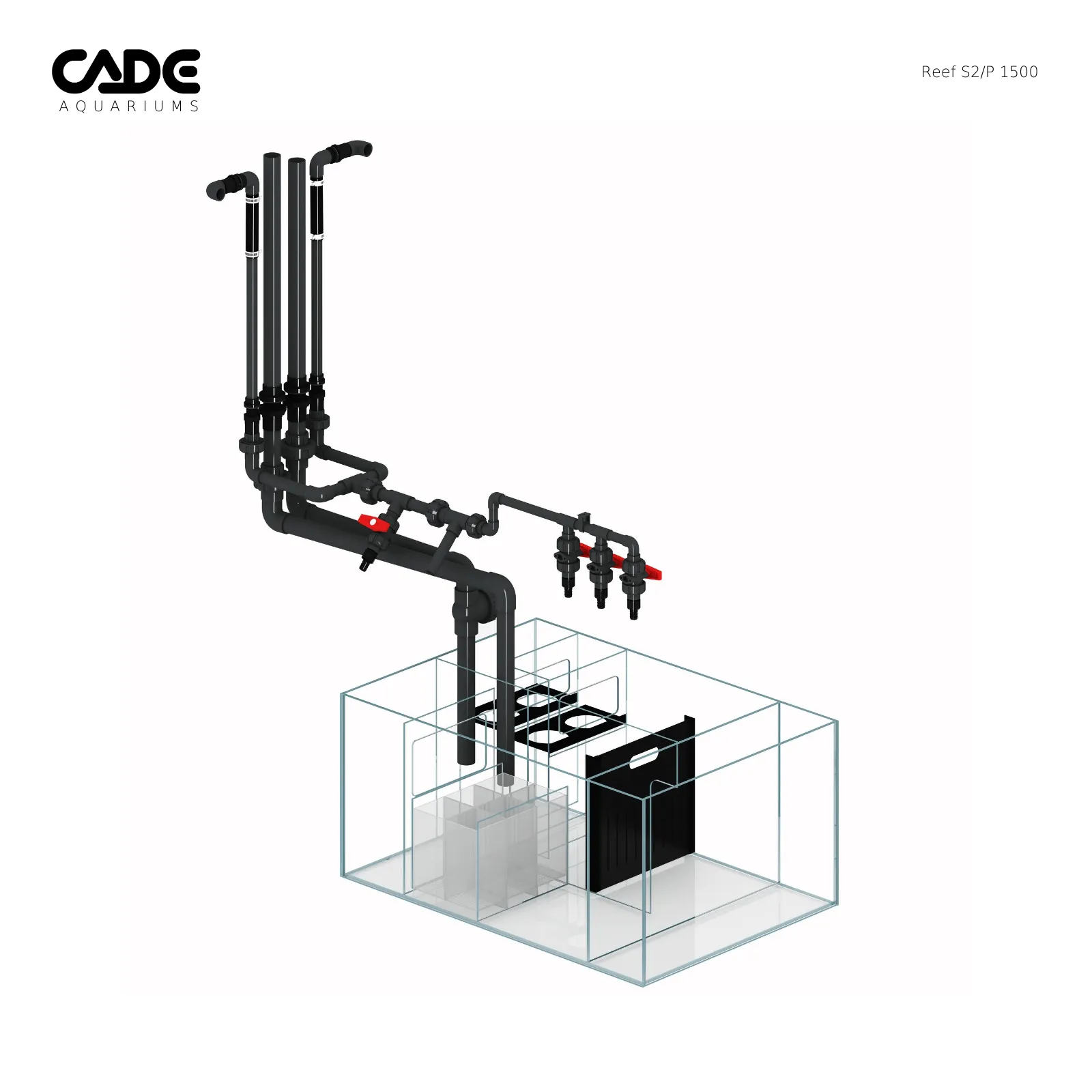 CADE Reef Peninsula S2 1500 (P1500) - Black