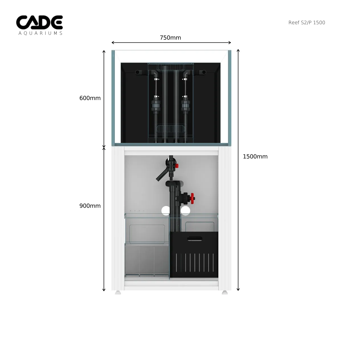 CADE Reef Peninsula S2 1500 (P1500) - White