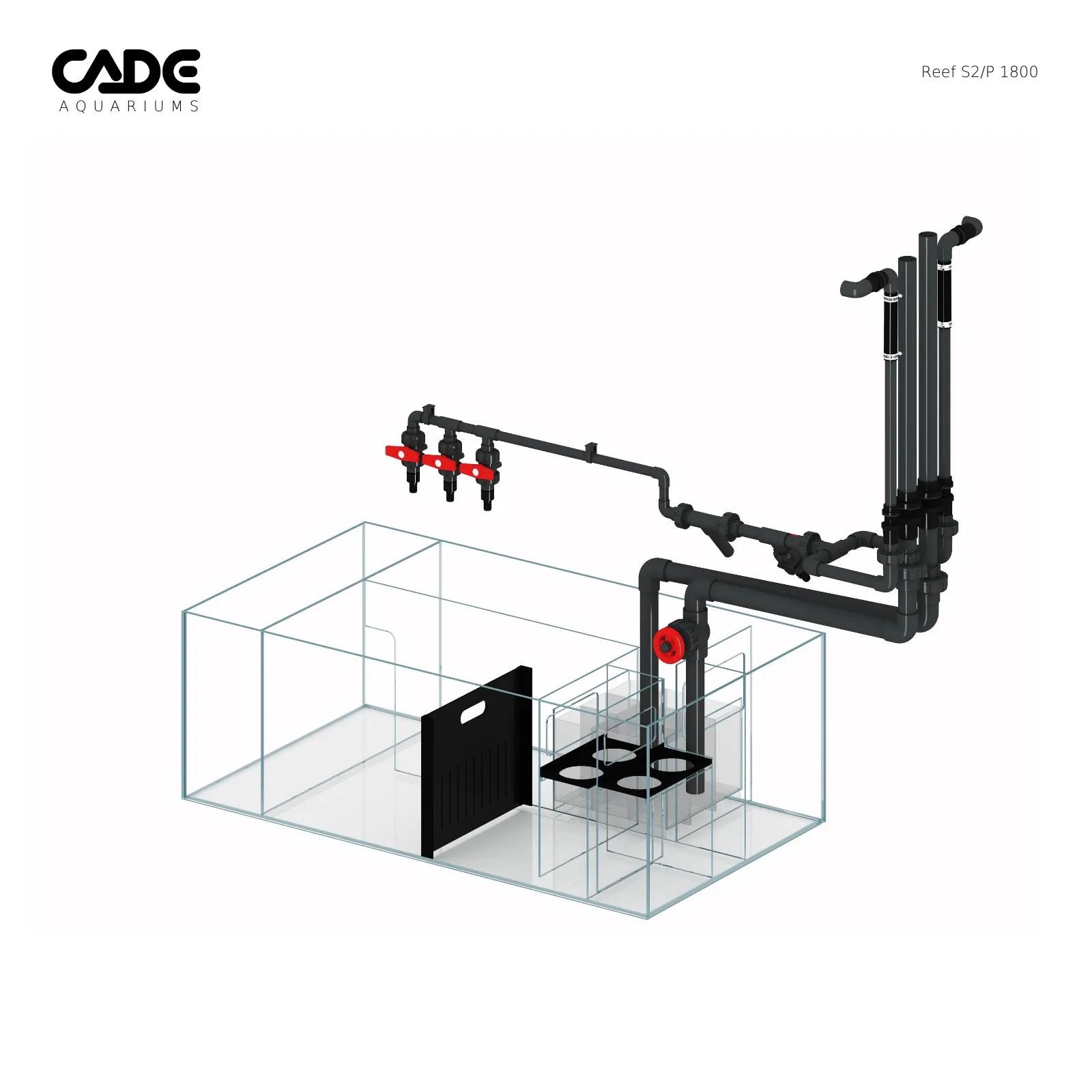 CADE Reef Peninsula S2 1800 (P1800) - Black