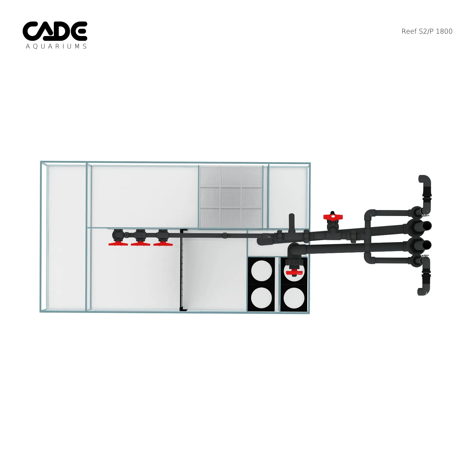 CADE Reef Peninsula S2 1800 (P1800) - Black