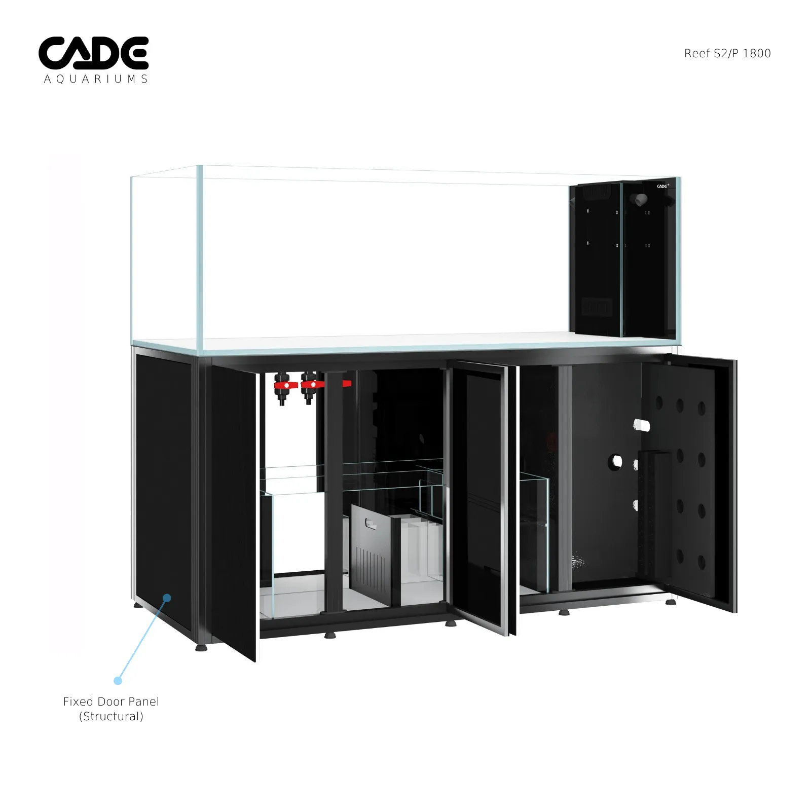 CADE Reef Peninsula S2 1800 (P1800) - Black