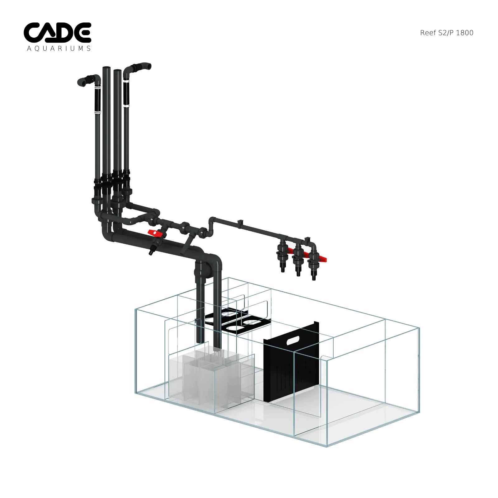 CADE Reef Peninsula S2 1800 (P1800) - Black